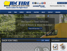 Tablet Screenshot of jbctire.com